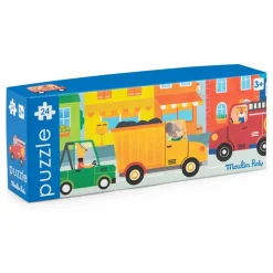 Moulin Roty Puzzle Véhicules - 24 pièces
