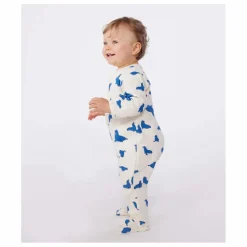 Petit Bateau Pyjama à Pieds Berry Coton Bio |