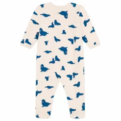 Petit Bateau Pyjama à Pieds Berry Coton Bio |