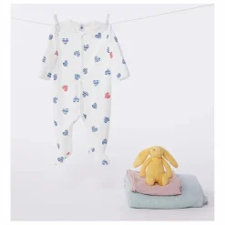 Petit Bateau Pyjama à Pieds Bertho Coton Bio |