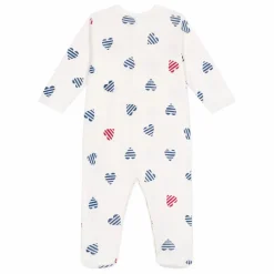 Petit Bateau Pyjama à Pieds Bertho Coton Bio |