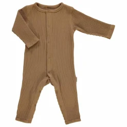 Poudre Organic Pyjama Airelle Côtelé | Marron New