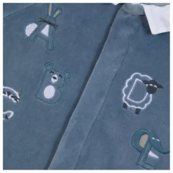 Outlet Tartine et Chocolat Pyjama Alphabet | Bleu gris