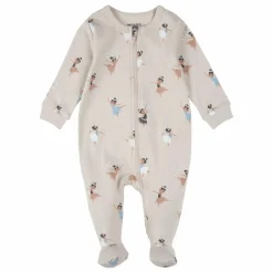 Petit Lem Pyjama Avec Pieds Ballerines Coton Bio | Vert pâle
