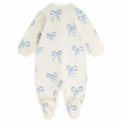 Sleepy Doe Pyjamas, Sous-Vêtements|Pyjamas Et Bodies|Pyjama avec pieds Nœuds Coton Bio |