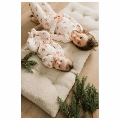 Best Petit Lem Pyjama Avec Pieds Rennes Coton Bio | Rose pâle