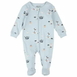 Petit Lem Pyjamas, Sous-Vêtements|Pyjamas Et Bodies|Pyjama Avec Pieds Tea Party Coton Bio |