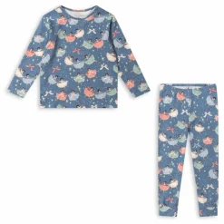 Clearance Konges Sløjd Pyjama Ballerines Coton Bio | Bleu