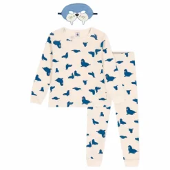 Enfant Petit Bateau Pyjama Bretino Coton Bio |