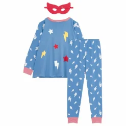 Enfant Petit Bateau Nuit, Sous-Vêtements|Pyjama Bretona Avec Cape Flash Coton Bio |