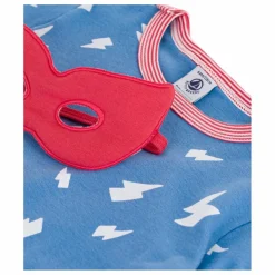 Enfant Petit Bateau Nuit, Sous-Vêtements|Pyjama Bretona Avec Cape Flash Coton Bio |