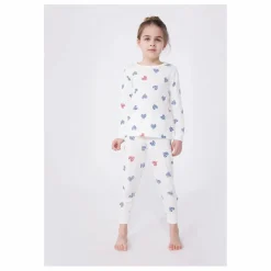 Best Petit Bateau Pyjama Bretonne Coton Bio | Blanc