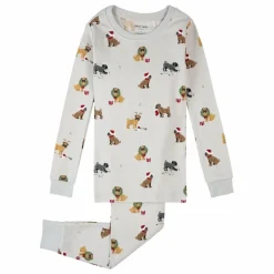Petit Lem Pyjama Carlins Coton Bio | Gris New