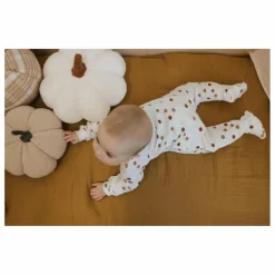 Petit Lem Pyjamas, Sous-Vêtements|Pyjamas, Sous-Vêtements|Pyjama Convertible Côtelé Citrouilles Coton Bio |