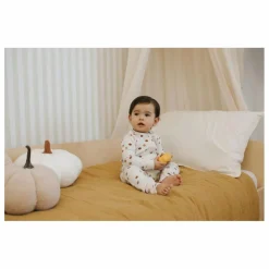 Petit Lem Pyjamas, Sous-Vêtements|Pyjamas, Sous-Vêtements|Pyjama Convertible Côtelé Citrouilles Coton Bio |
