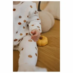 Petit Lem Pyjamas, Sous-Vêtements|Pyjamas, Sous-Vêtements|Pyjama Convertible Côtelé Citrouilles Coton Bio |