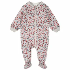 Petit Lem Pyjama Coquelicots Coton Bio | Beige New