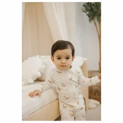Petit Lem Pyjama Côtelé Corgis Coton Bio |