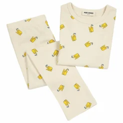 Online Bobo Choses Pyjama Côtelé Eléphants Coton Bio | Beige