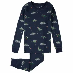 Petit Lem Pyjama Dinosaures Coton Bio | Bleu marine