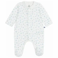 Best Petit Bateau Pyjama Dors Bien Col Cœurs Coton Bio | Blanc