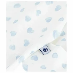 Best Petit Bateau Pyjama Dors Bien Col Cœurs Coton Bio | Blanc