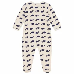 Petit Bateau Pyjamas, Sous-Vêtements|Pyjamas Et Bodies|Pyjama Dors Bien Velours Baleine |