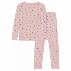 Enfant Petit Bateau Pyjama Fleuri Cœurs Coton Bio |