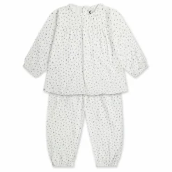 Enfant Sleepy Doe Nuit, Sous-Vêtements|Pyjamas, Sous-Vêtements|Pyjama Fleuri Gaze de Coton Bio |