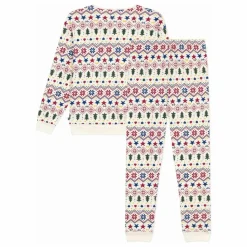 Femme Petit Bateau Nuit|Pyjama Jacquard Coton Bio |