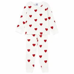 Petit Bateau Pyjama Mison Coton Bio | Blanc