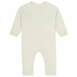 Poudre Organic Pyjama Nid d'Abeille Coton Bio Armoise | Blanc cassé Sale