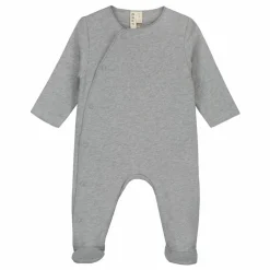 Best Gray Label Pyjama Nouveau Né Coton Bio | Gris