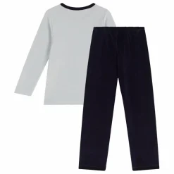 Petit Bateau Pyjama Ours Coton Bio | Bleu Discount