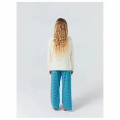 Bobo Choses Pyjama Rayé Eléphant Coton Bio | Bleu