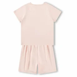 New Molo Pyjama Short Luvis Smile Coton Bio | Rose pâle