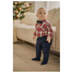 Enfant Petit Lem Nuit, Sous-Vêtements|Nuit, Sous-Vêtements|Pyjama Tartan Flanelle Fibres Recyclées |
