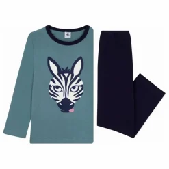Enfant Petit Bateau Pyjama Zèbre Coton Bio |