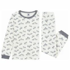Best Petit Bateau Pyjama Zèbres Coton Bio | Ecru