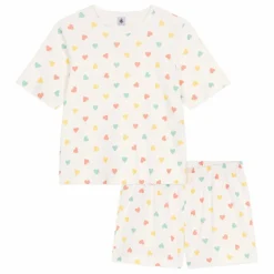 Femme Petit Bateau Nuit|Pyjashort Becile Coton Bio |