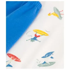 Sale Petit Bateau Pyjashort Bossela Coton Bio | Ecru