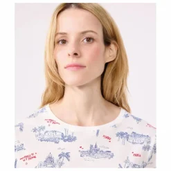 Femme Petit Bateau Pyjashort Broken Coton Bio |