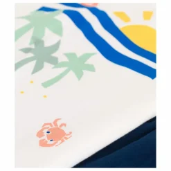 Online Petit Bateau Pyjashort Brooklyn Coton Bio | Ecru