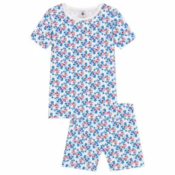 Enfant Petit Bateau Nuit, Sous-Vêtements|Pyjashort Bruni Snug Coton Bio |
