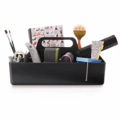 Outlet Vitra Rangement Toolbox en plastique recyclé - Arik Levy | Noir