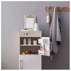 Kid's Concept Réfrigérateur et congélateur en bois Blanc Clearance