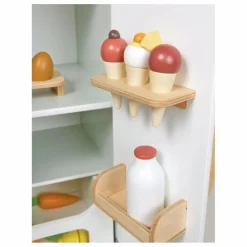 Tender Leaf Toys Réfrigérateur et ses accessoires en bois