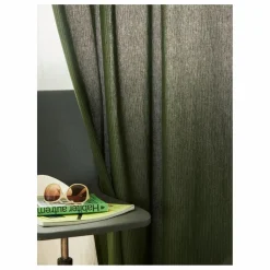 La cerise sur le gâteau Rideau Léonie | Vert mousse Outlet