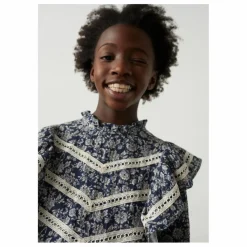 the new society Robe Adelaine Coton Responsable | Bleu marine Discount