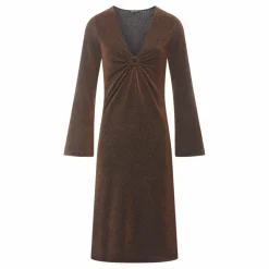 Clearance Alma Deia Robe Anneau Glitters | Marron
